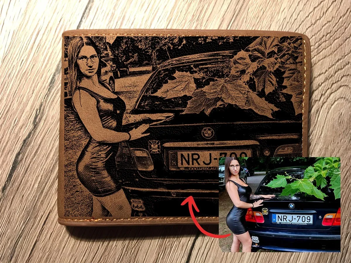 Gravírozott Autós referencia