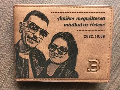 Gravírozott Pénztárca Referencia Kép 4