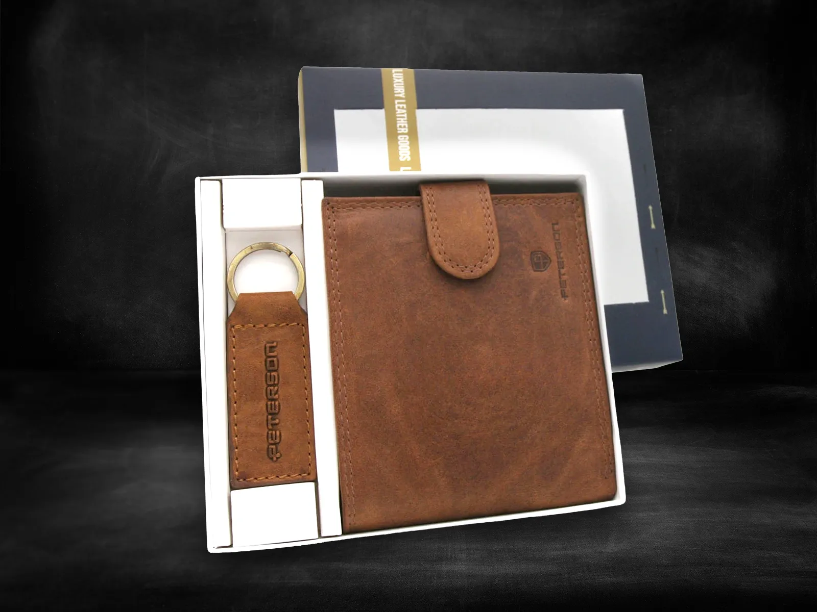 Peterson Nagy Csatos Gravíozott Pénztárca