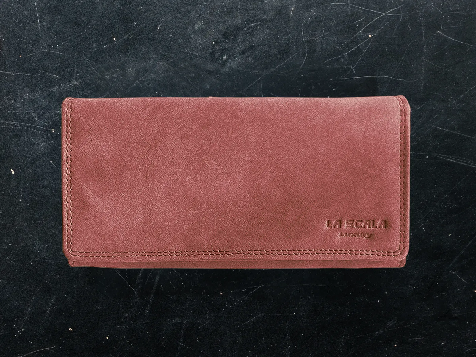 Női Luxury Gravírozott Pénztárca - piros